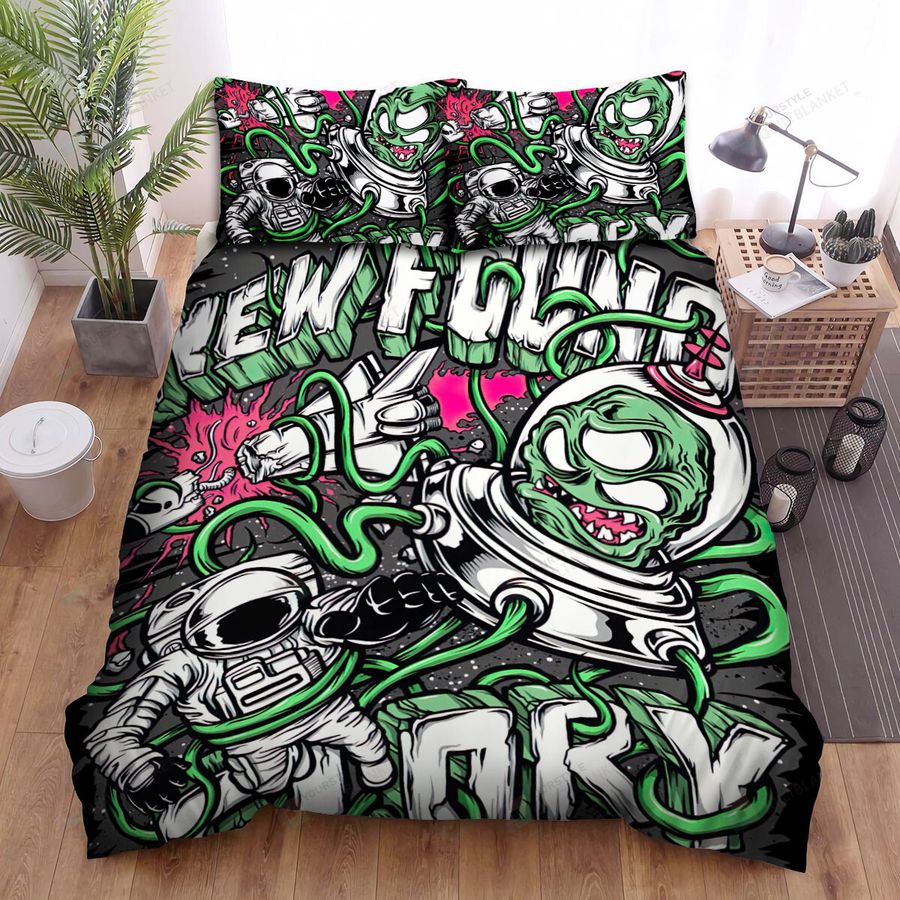 New Found Glory Band Astronaut Bed Sheets Spread Comforter Duvet Cover Bedding Sets