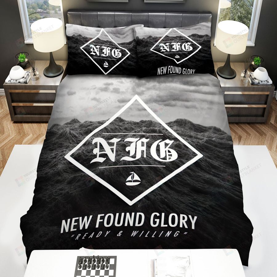 New Found Glory Band Ready Willing Bed Sheets Spread Comforter Duvet Cover Bedding Sets