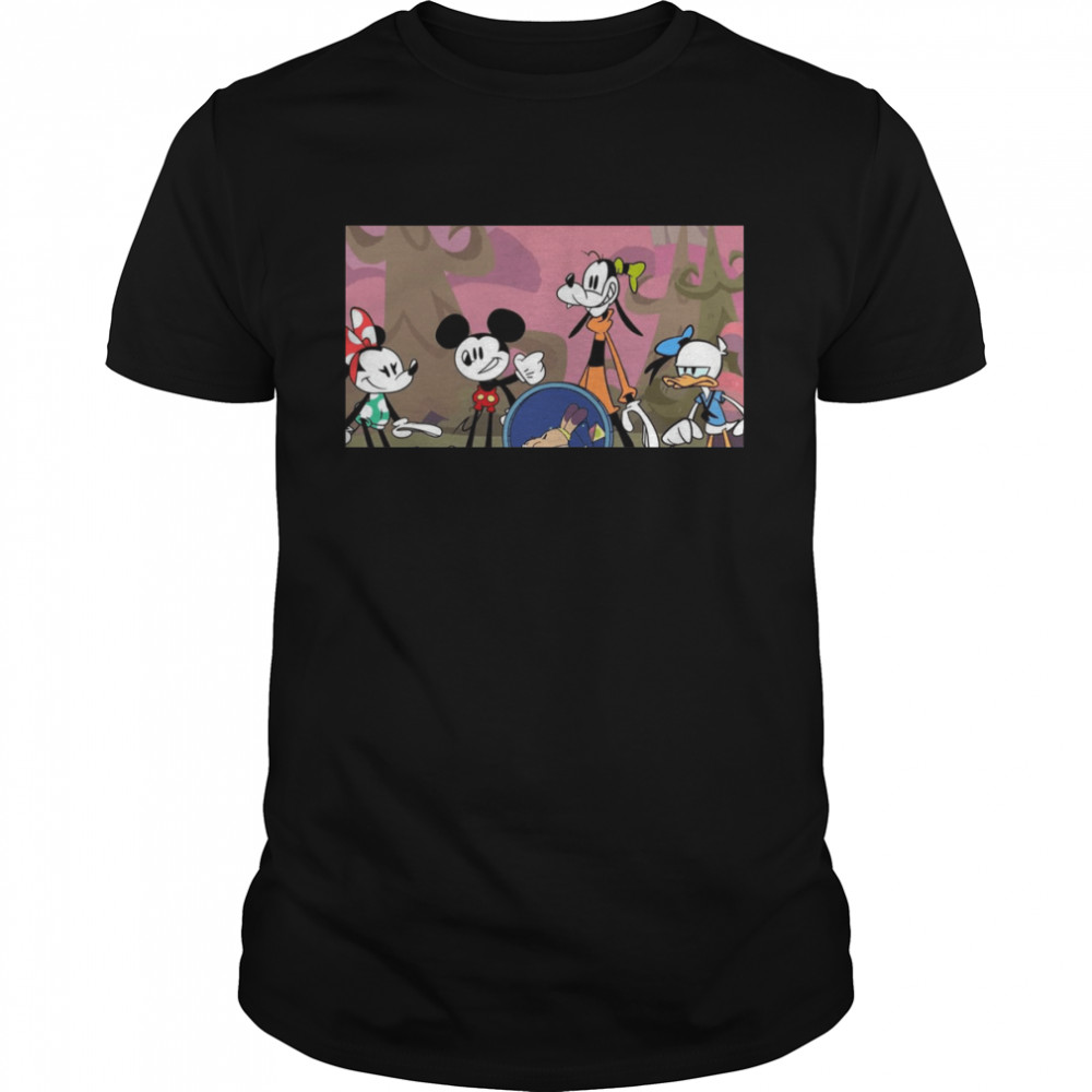 New Game Of Nintendo Switch Mickey And Friends Disney Illusion Island T-Shirt