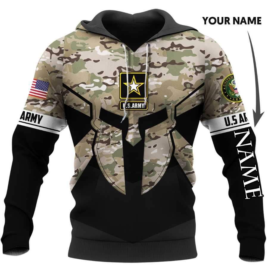 New Personalized US Army Spartan Unisex Hoodie