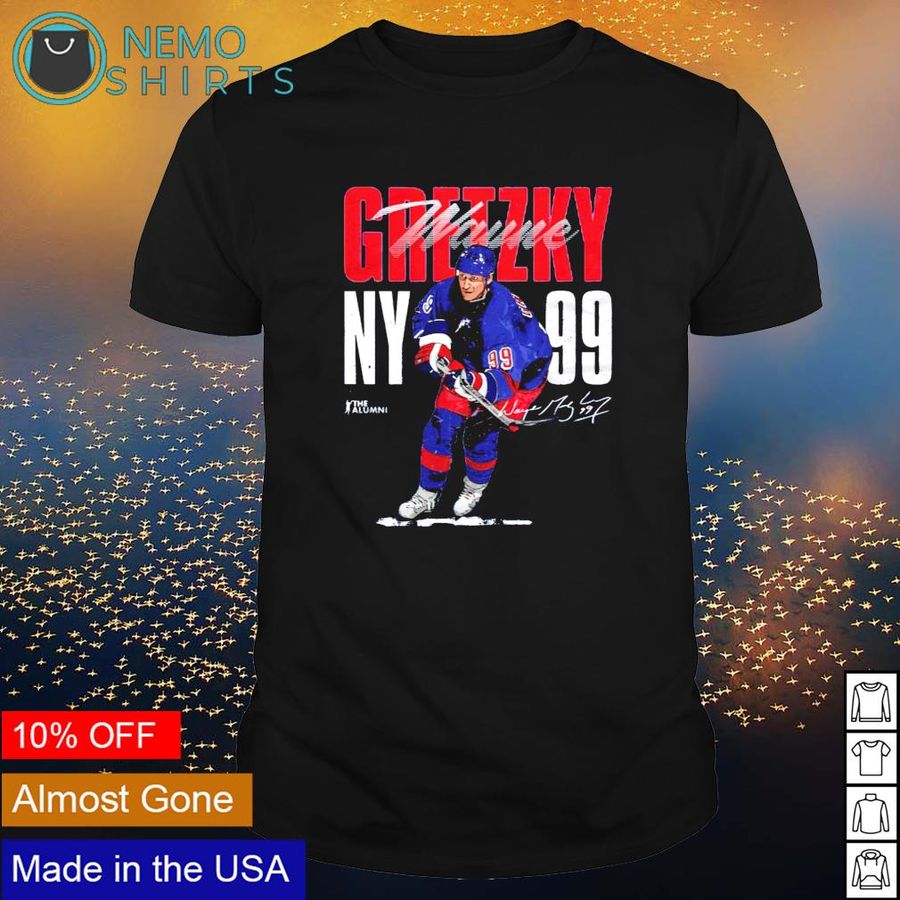 New York Wayne Gretzky #99 signature shirt