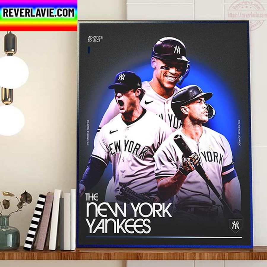 New York Yankees Are Back In The ALCS 2022 MLB Postseason Home Decor Poster Canvas