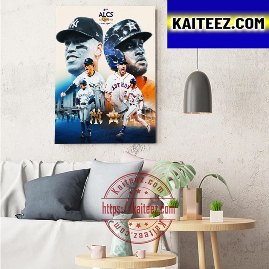 Houston Astros 1 Win Away MLB ALCS 2022 Home Decor Poster Canvas
