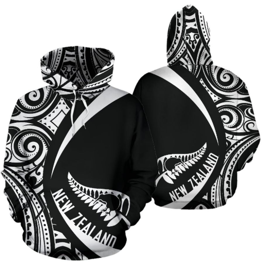 New Zealand Maori Pattern Hoodie – Circle Style J1