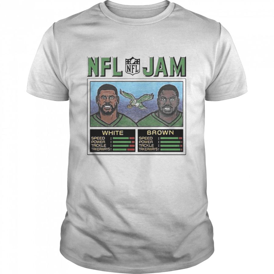 NFL Jam Philadelphia Eagles Reggie White And Jerome Brown 2022 Shirt