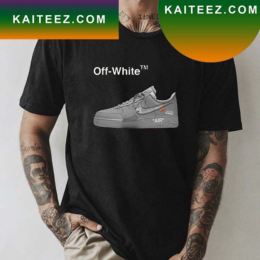 Nike Air Force 1 Low X Off White Grey Fan Gifts T Shirt