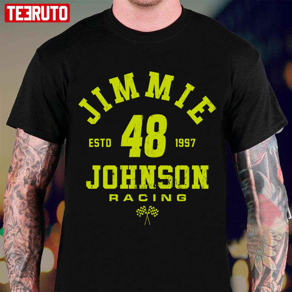 No 48 Jimmie Johnson 48 ESTD 1997 Racing Unisex T-shirt