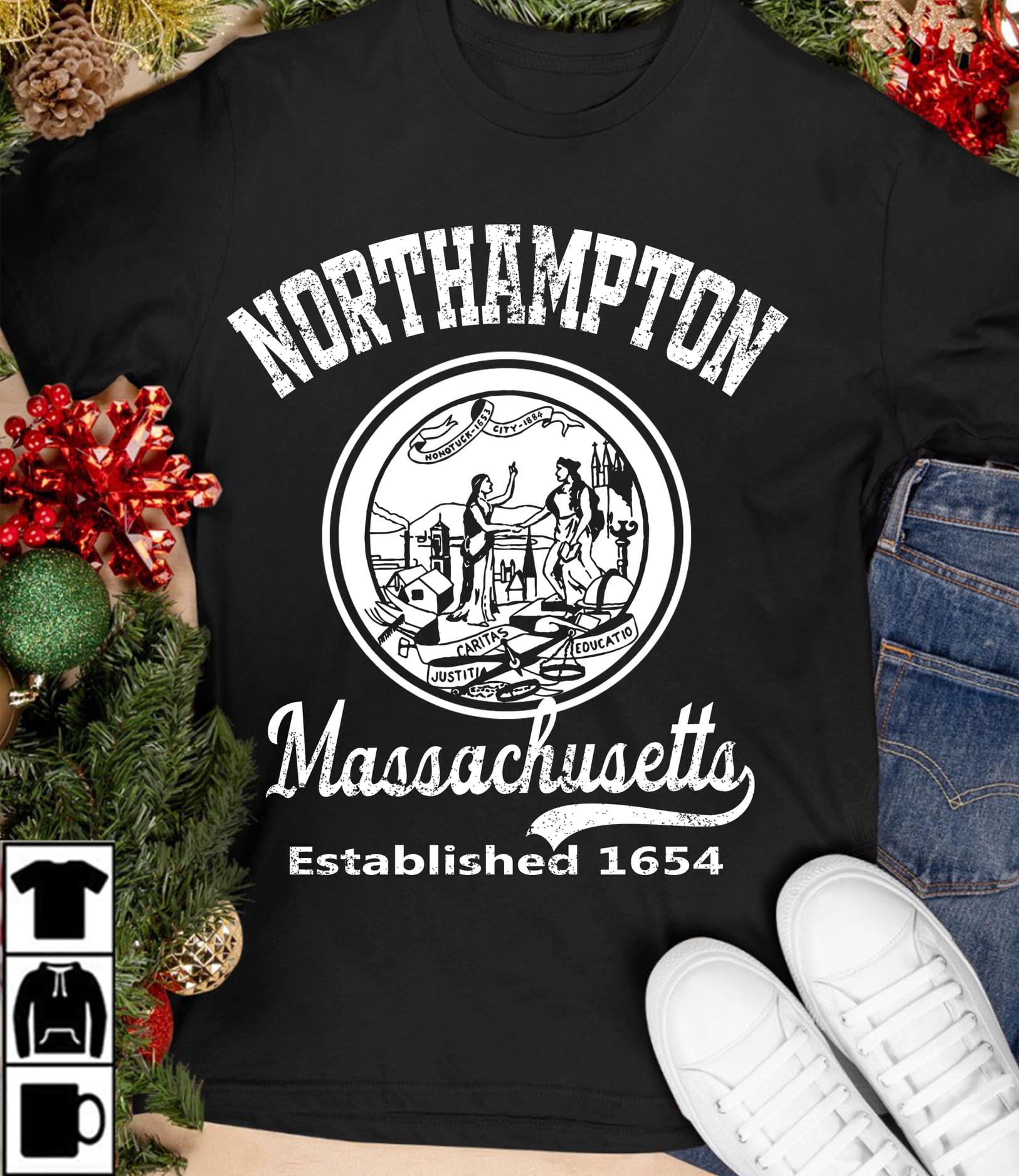 Northampton Massachusetts Established 1654 Shirt