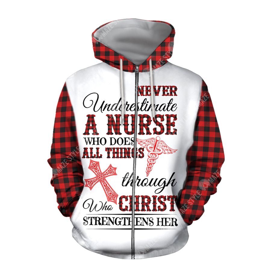 Nurse 3d hoodie shirt for men and women HG HAC250301