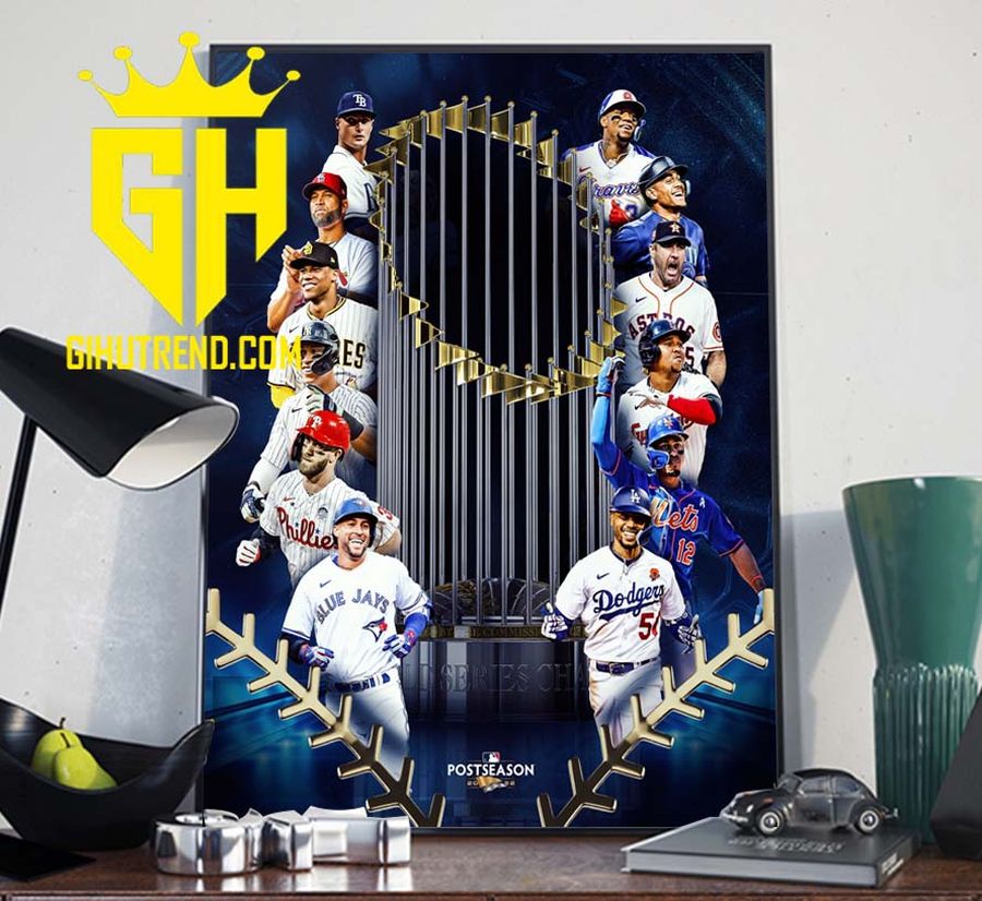 Official All The Teams Matchups Are Set Postseason MLB 2022 Poster Canvas