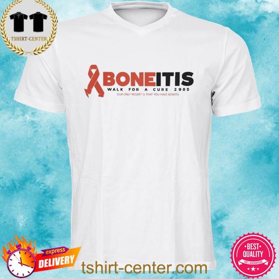 Official Boneitis walk for a cure 2985 shirt