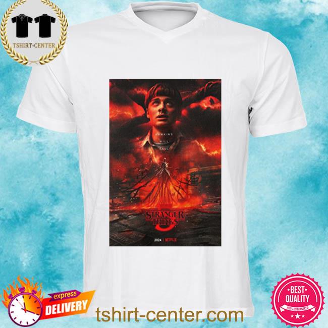 Official Hawkins Will Fall Stranger Things Shirt