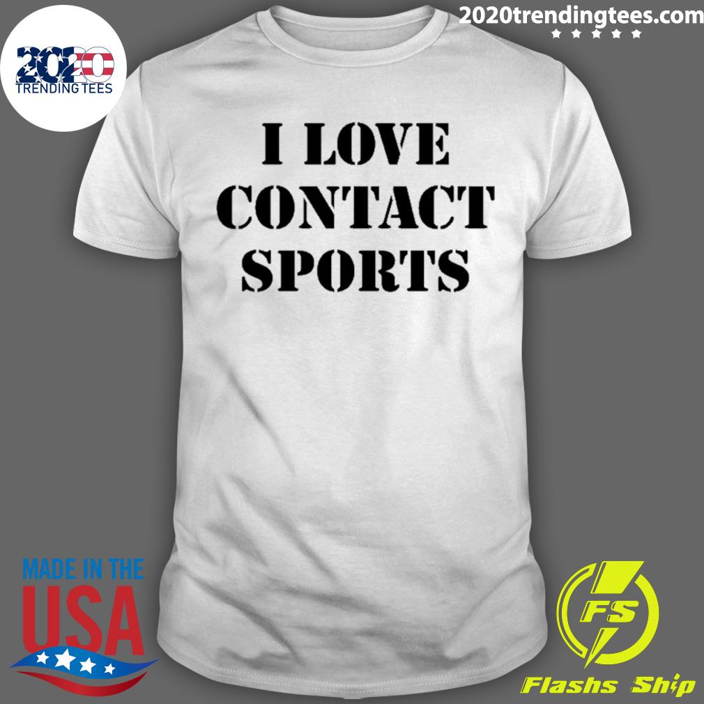Official i Love Contact Sports Hat T-shirt