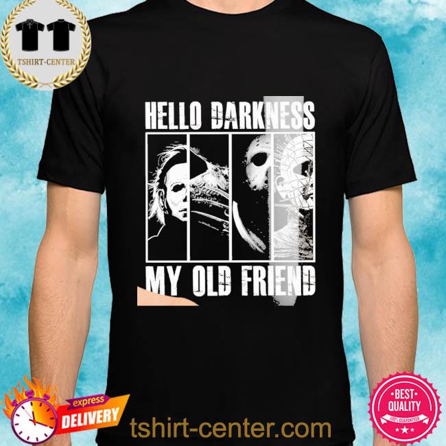 Official Jason voorhees hello darkness my old friend in movies shirt