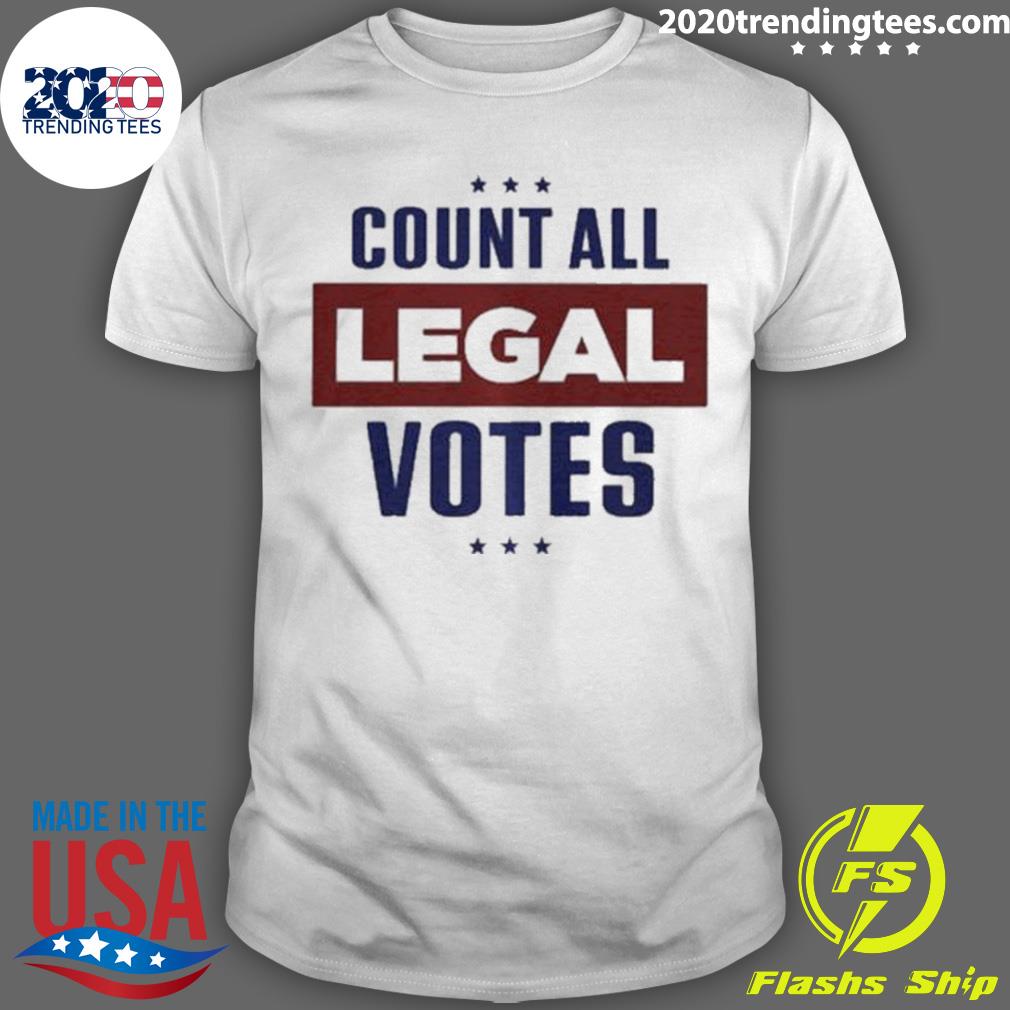 Official john M Cameron Count All Legal Votes Tee T-shirt