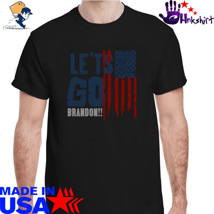 Official Let's Go Brandon American Flag T-Shirt