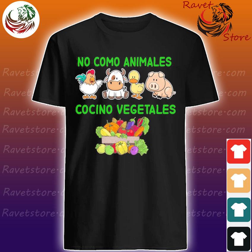 Official No Como Animales Cocino Vegetales shirt