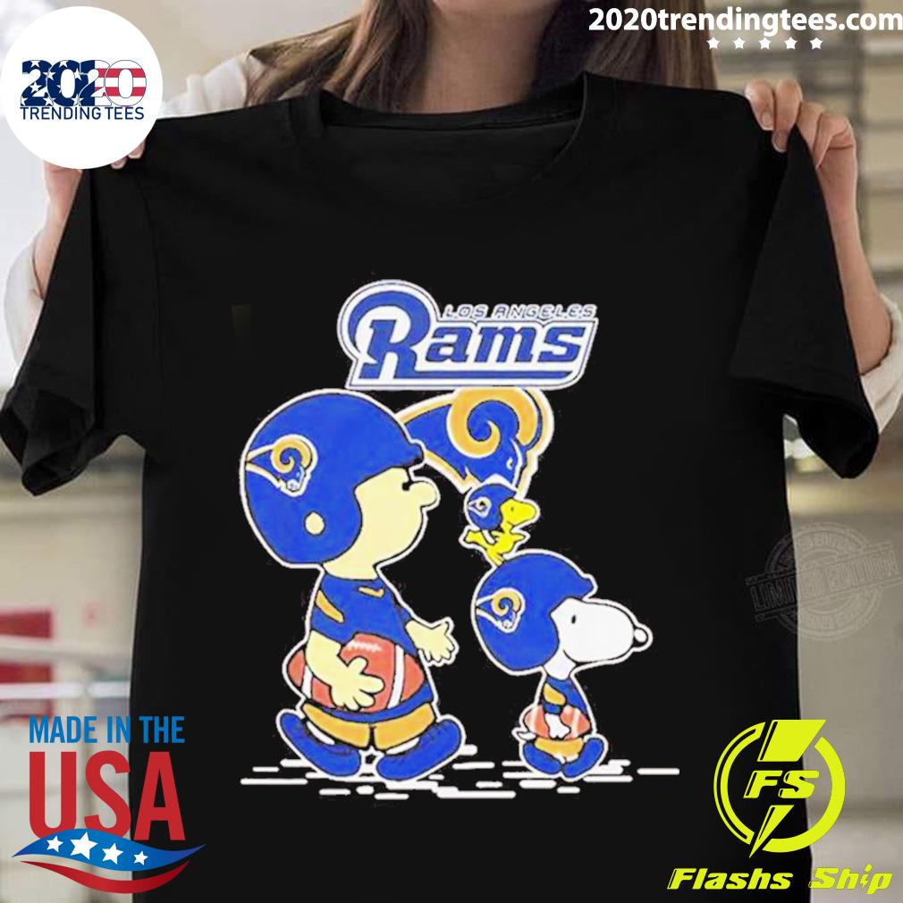 Official peanuts Characters Los Angeles Rams T-shirt