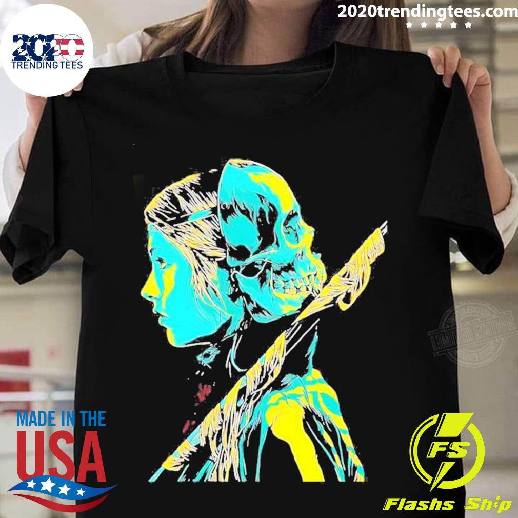 Official queens Of The Stone Age A Song For The Dead Qotsa Skull T-shirt