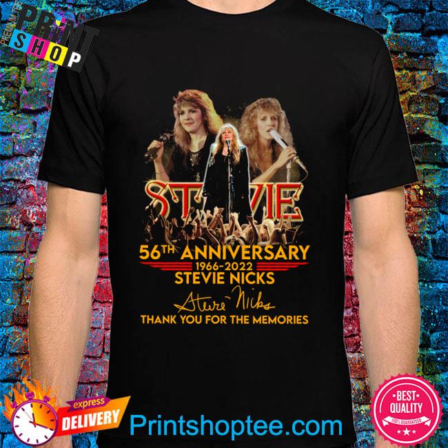 Official Stevie Nicks 56th anniversary 1966 2022 signature shirt