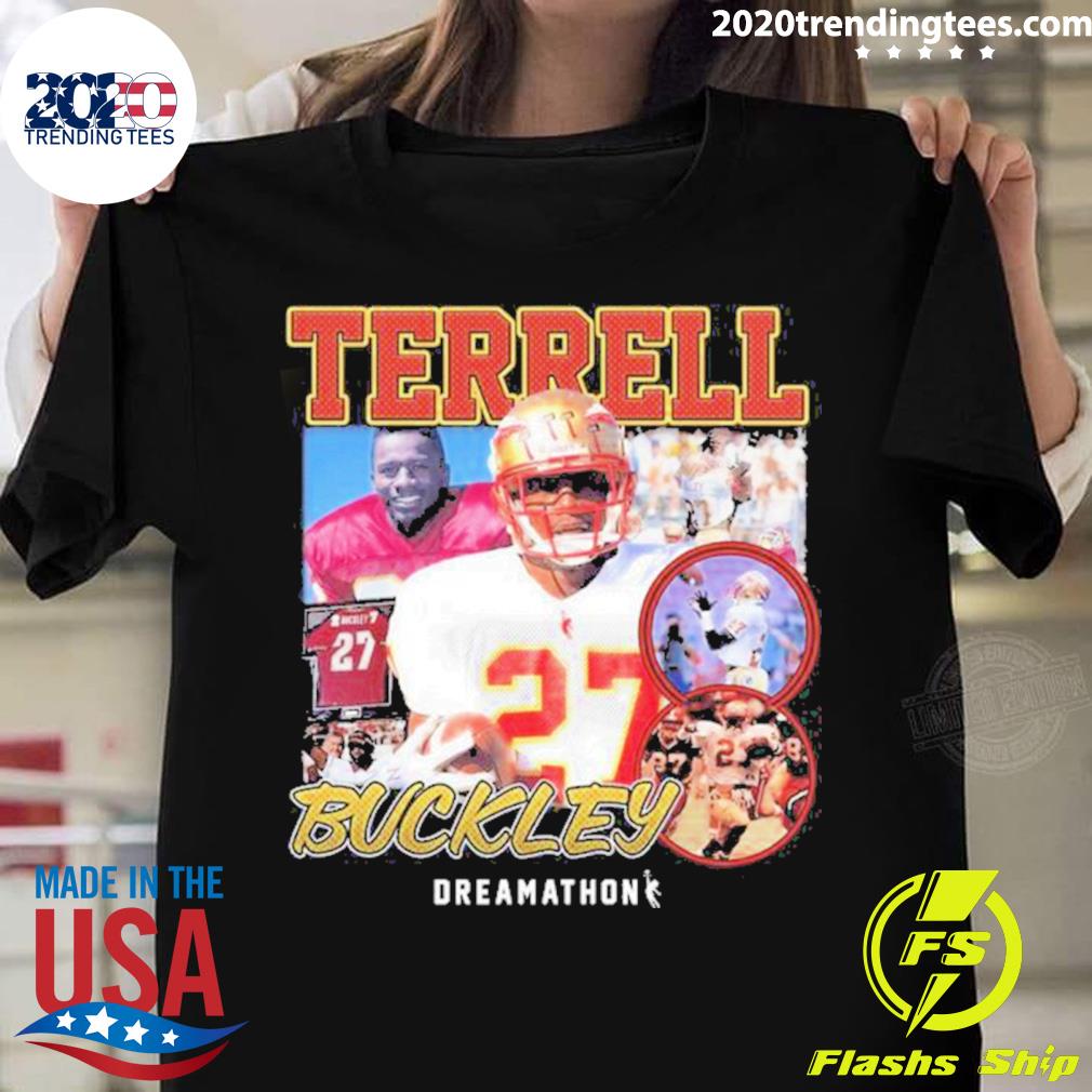 Official terrell Buckley Florida State Seminoles Dreamathon T-shirt
