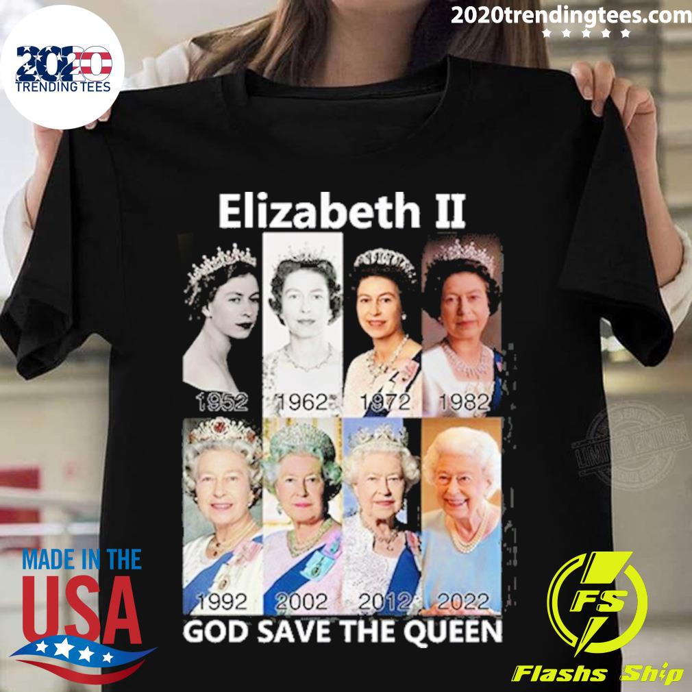 Official the Death Of Queen Elizabeth II Queen Elizabeth II Biography T-shirt