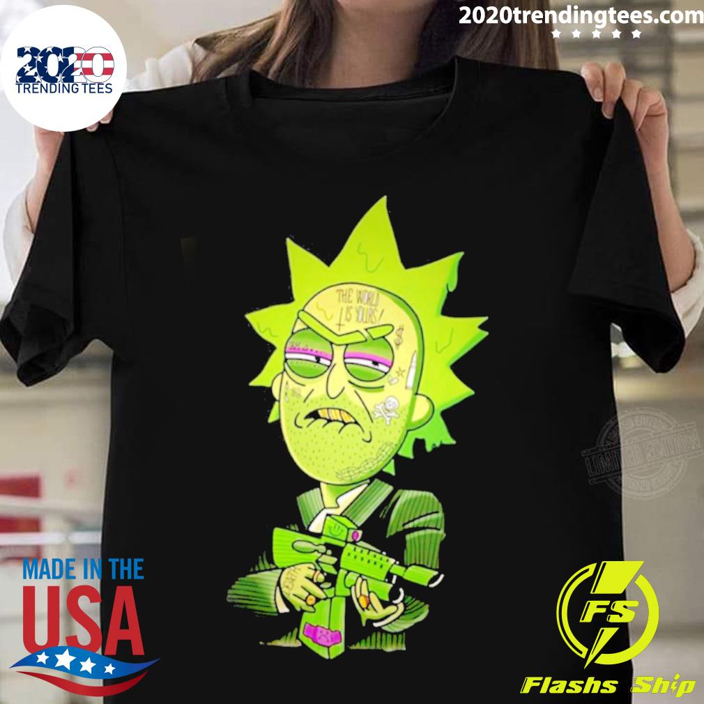 Official villain Rick The World Is Yours Rick And Morty T-shirt