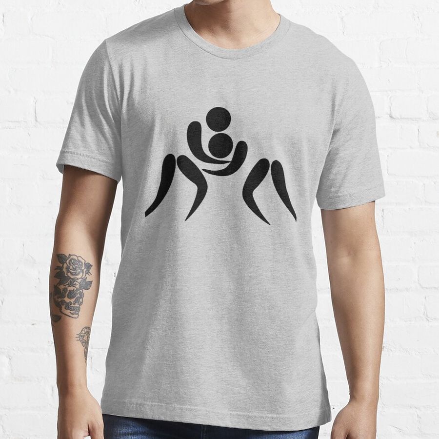 Olympic sports wrestling pictogram Essential T-Shirt