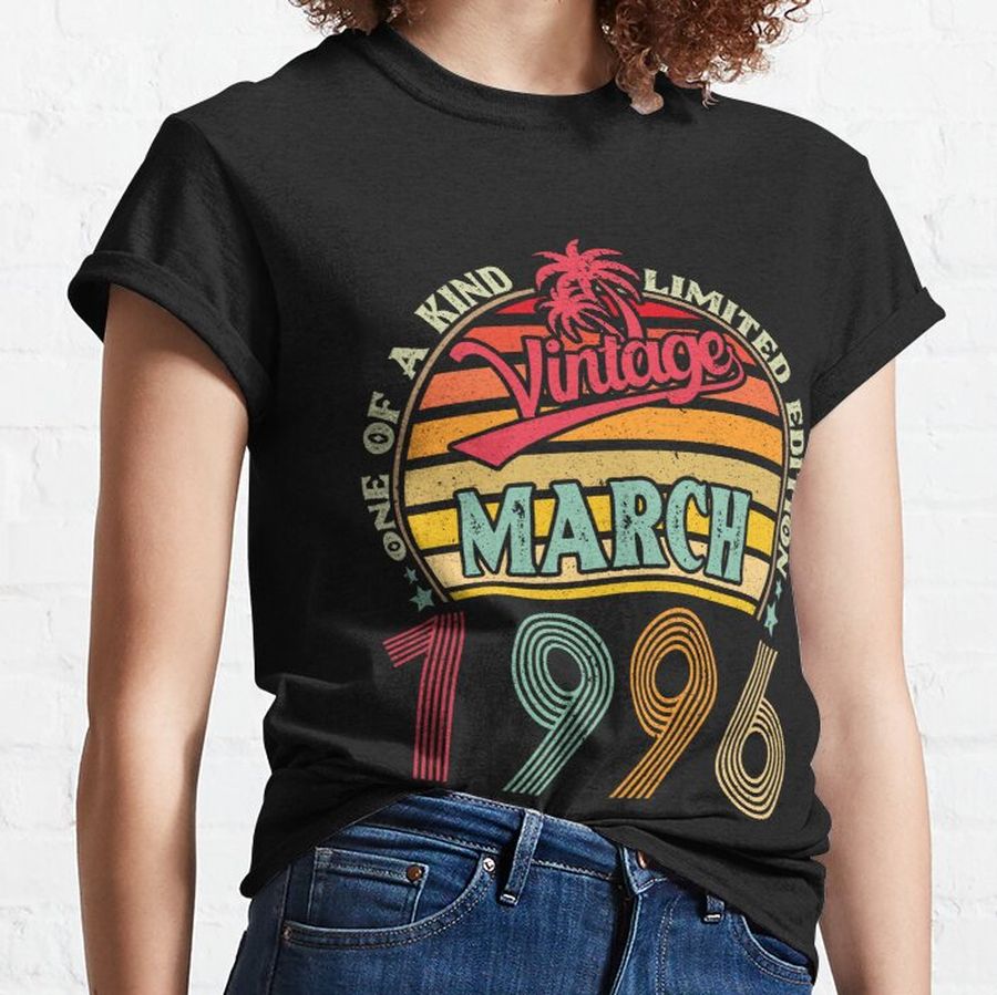 One Of A Kind Vintage Graphic Limited Edition March 1996 For Men Women Classic T-Shirt