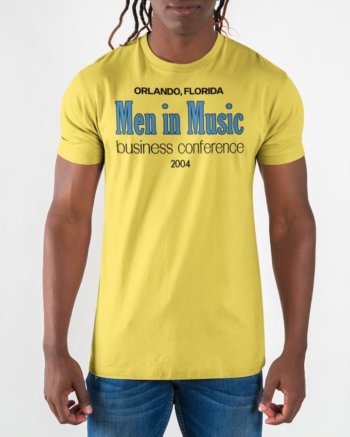 Orlando Florida Men In Music Business Conference 2004 T Shirt Benito Skinner