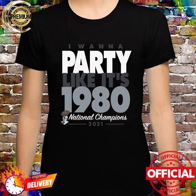 Party like it's 1980 georgia football shirt