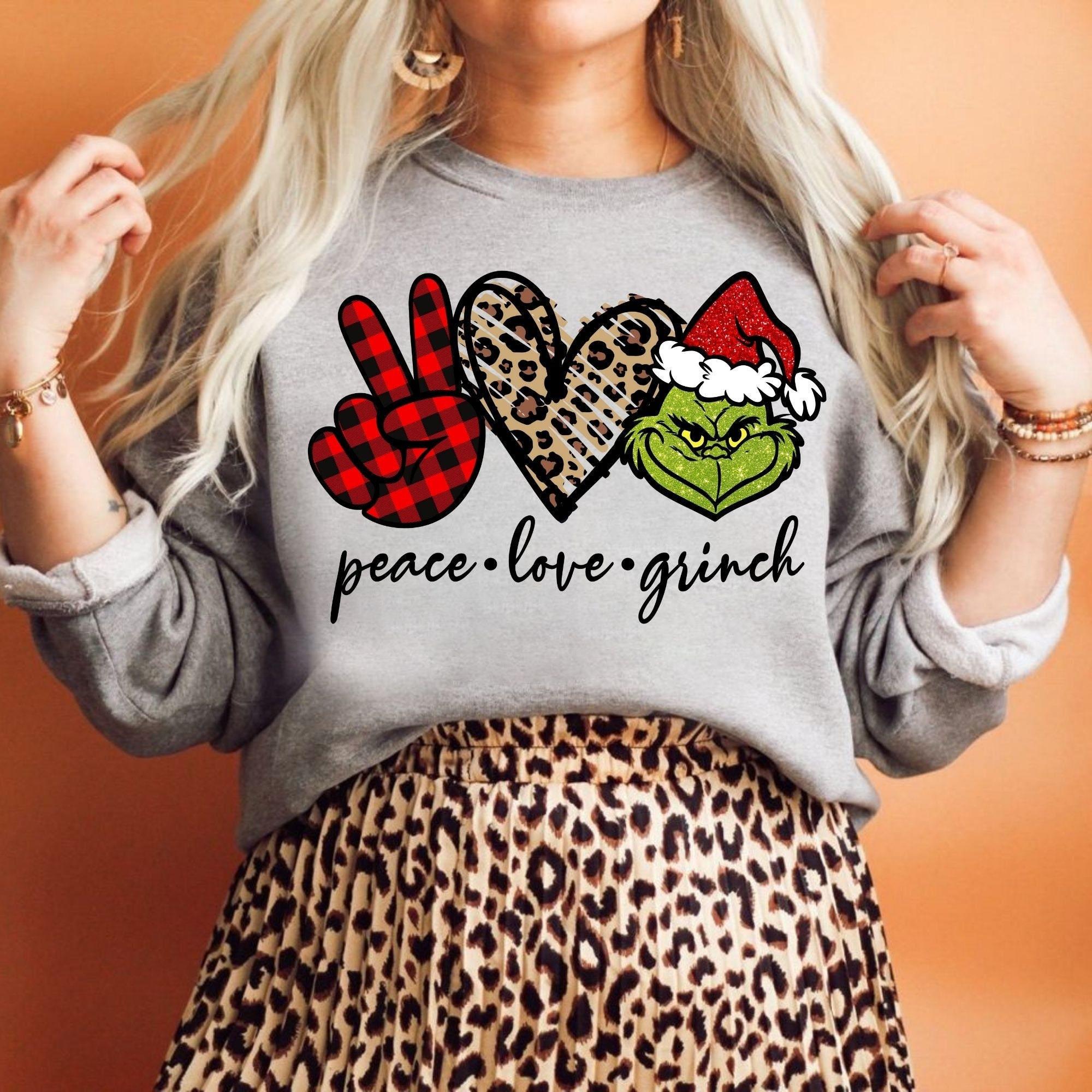 Peace Love And Grinch Shirt