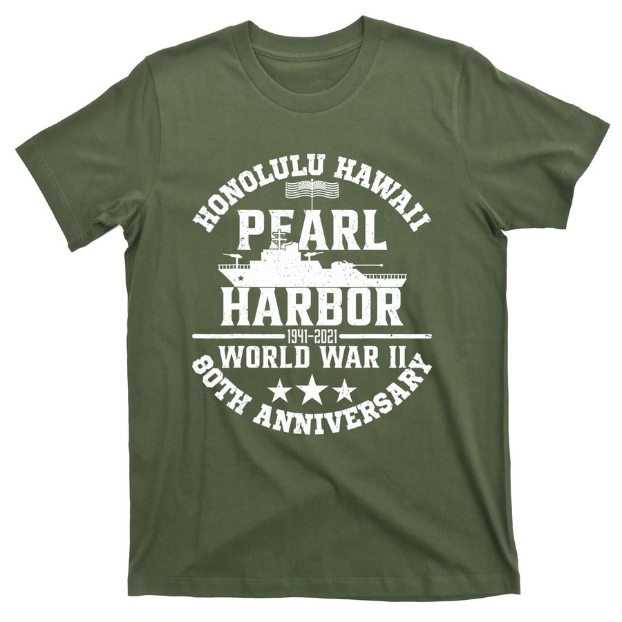 Pearl Harbor 80Th Anniversary 1941 Ww2 Memorabilia Veteran T-Shirts
