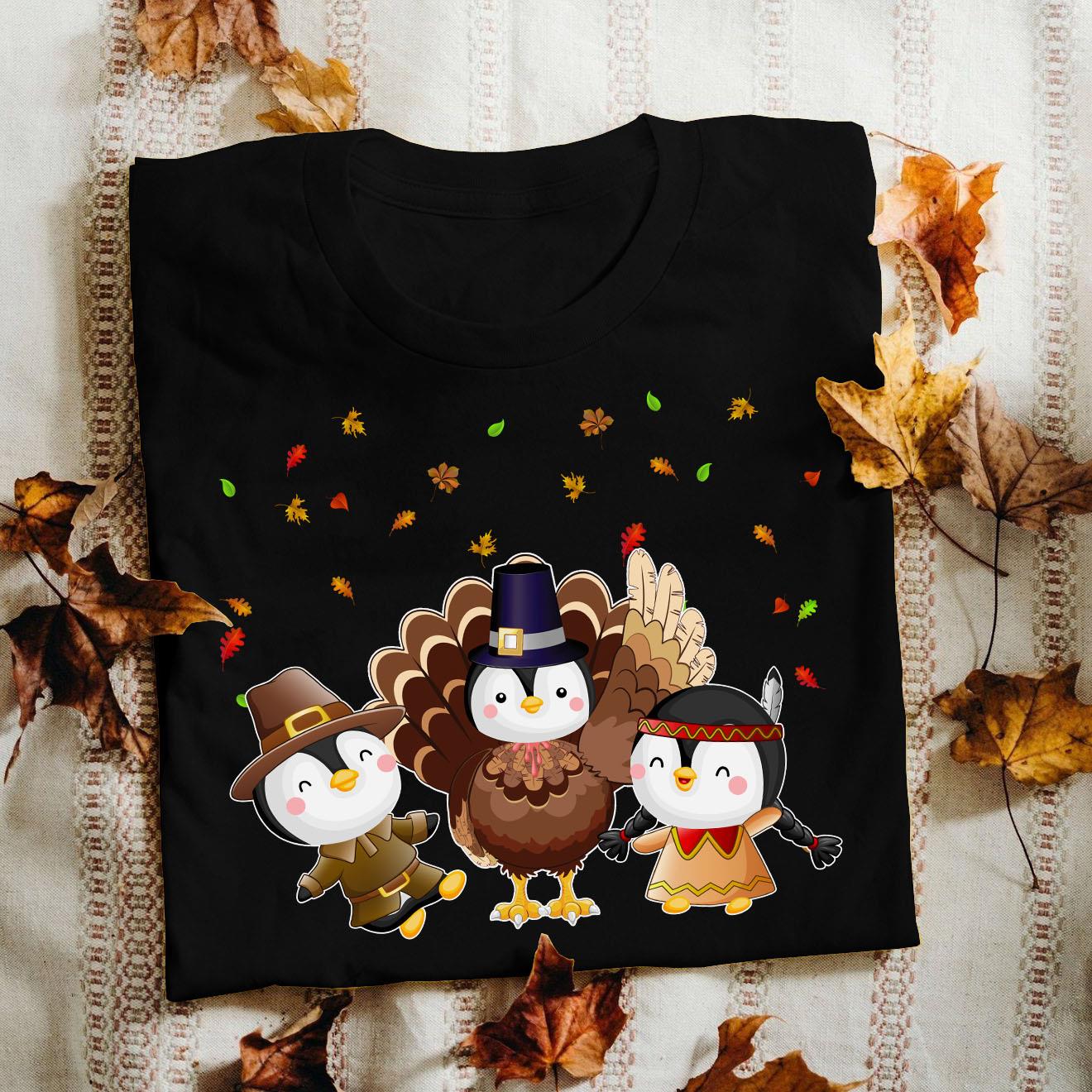 Penguin Thanksgiving Shirt