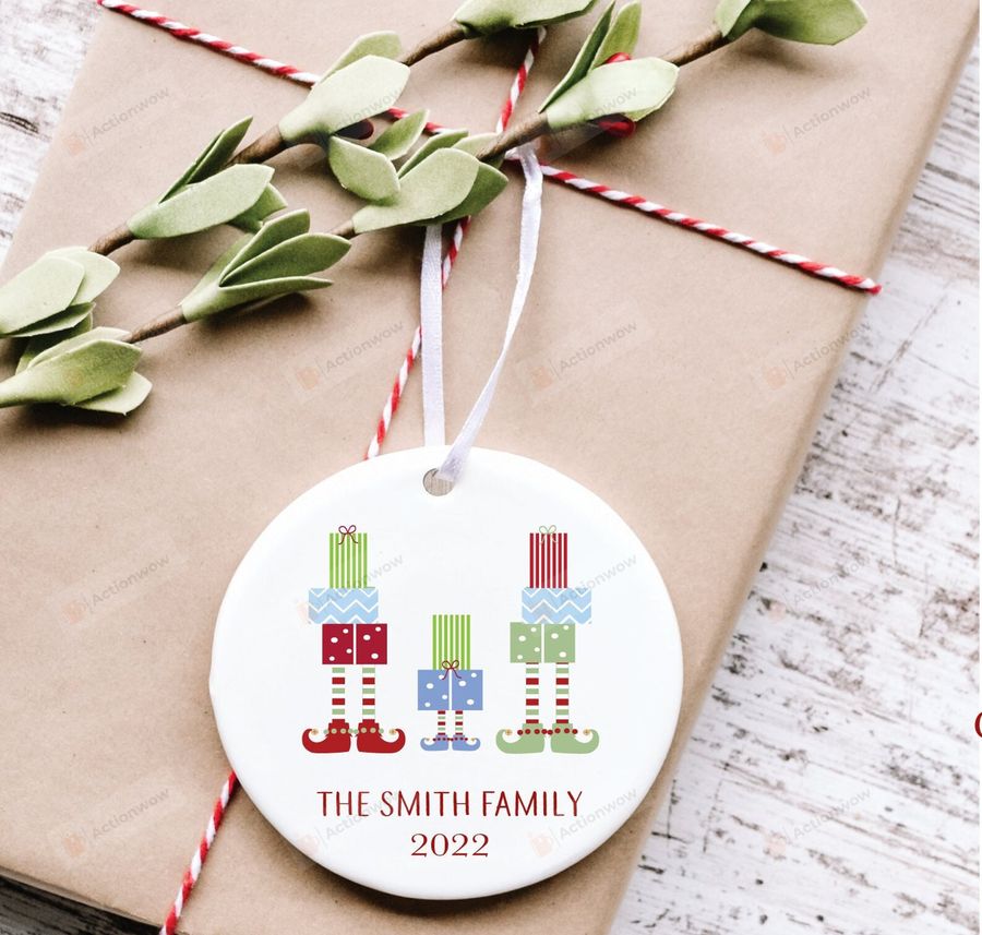 Personalized Elf First Christmas Ornament, Gift For Elf Lovers Ornament, Christmas Gift Ornament