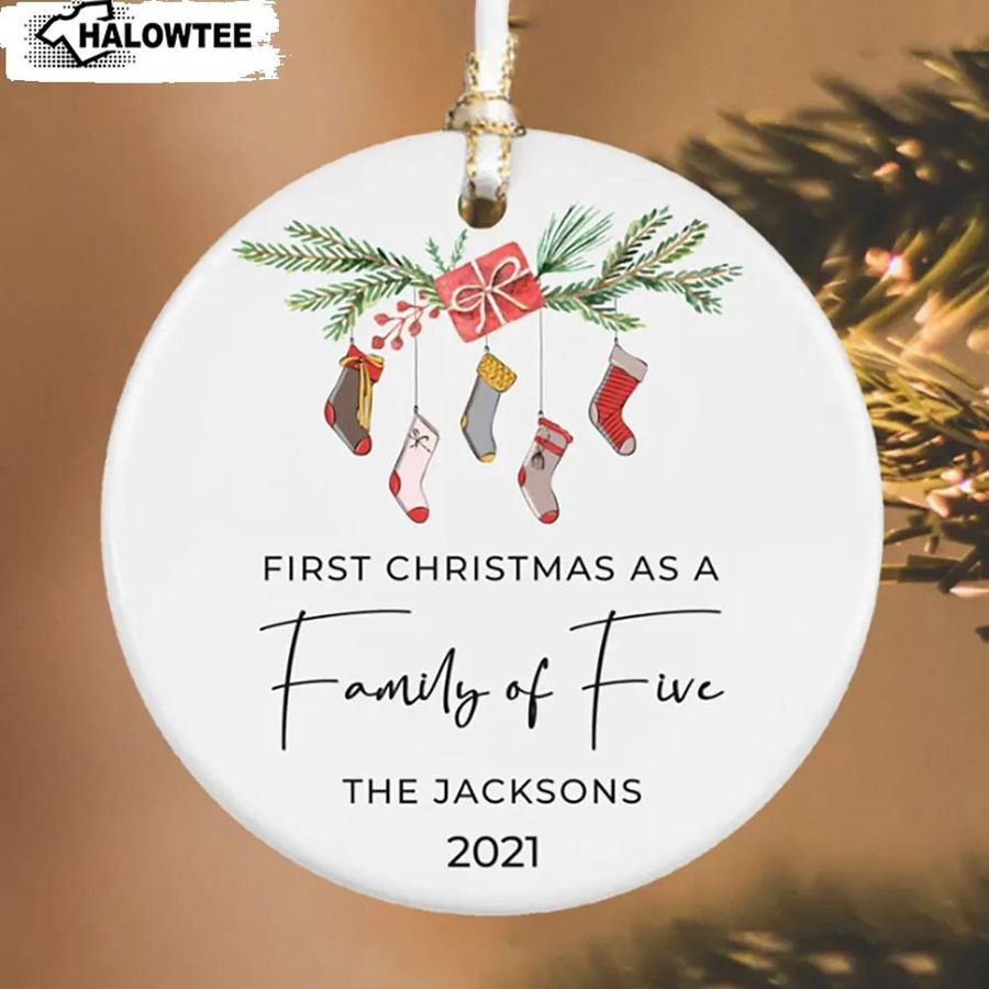  Personalized First Christmas As A Christmas Ornament Keepsake Holiday Gifts For Xmas 