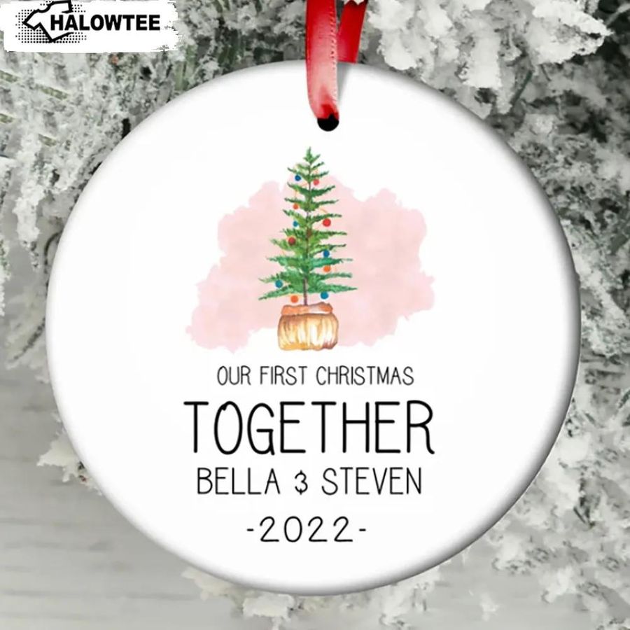 Personalized First Christmas Together Ornament Hanging Decor Gifts For Your Home