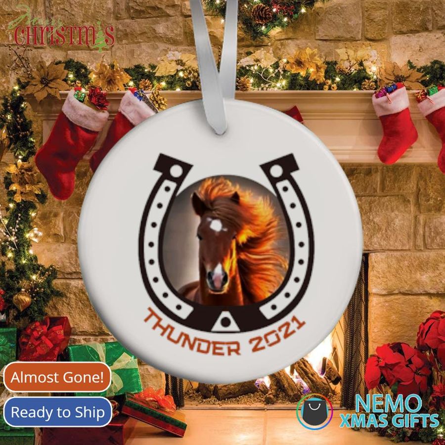 Personalized Horse Christmas Customized Ornament