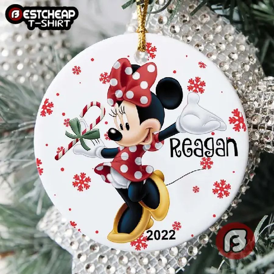 Personalized Mickey Mouse Christmas Ornament Xmas Gift For Fans Disneyland
