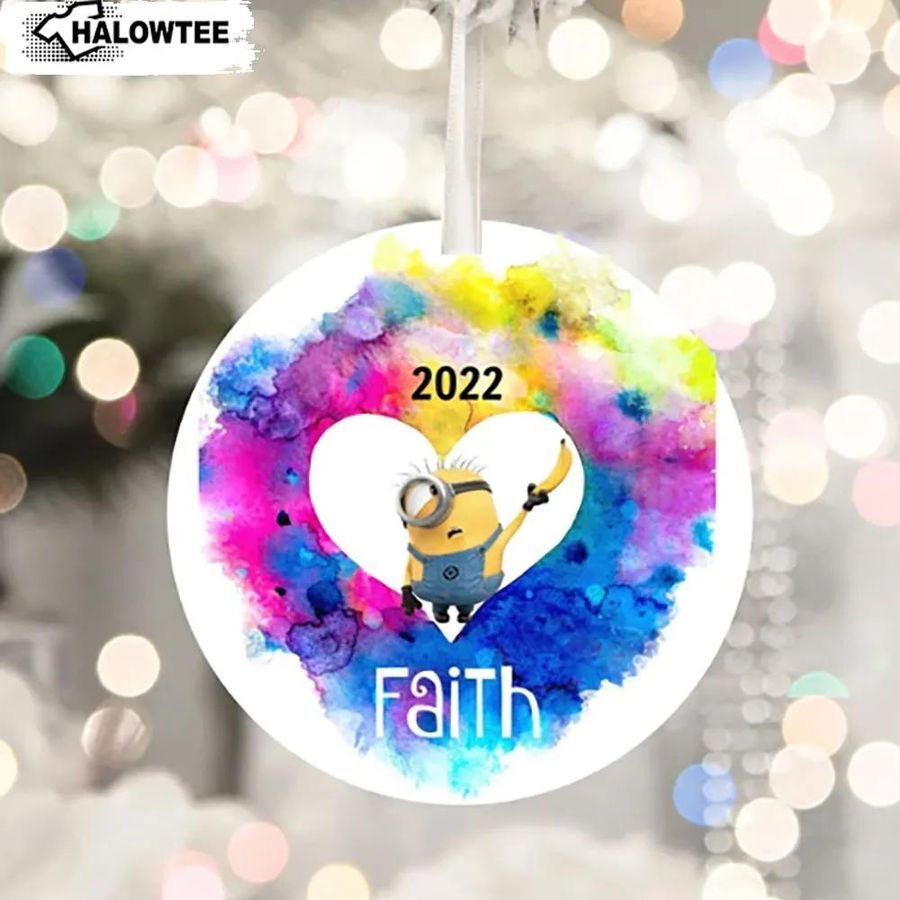 Personalized Minions Rise Of Gru Christmas Ornament