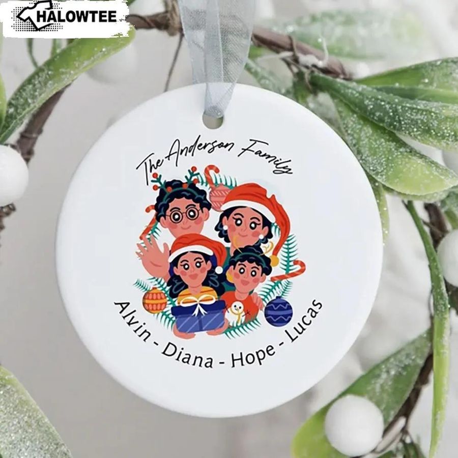 Personalized The Aderson Family Christmas 2023 Ornament Merry Xmas