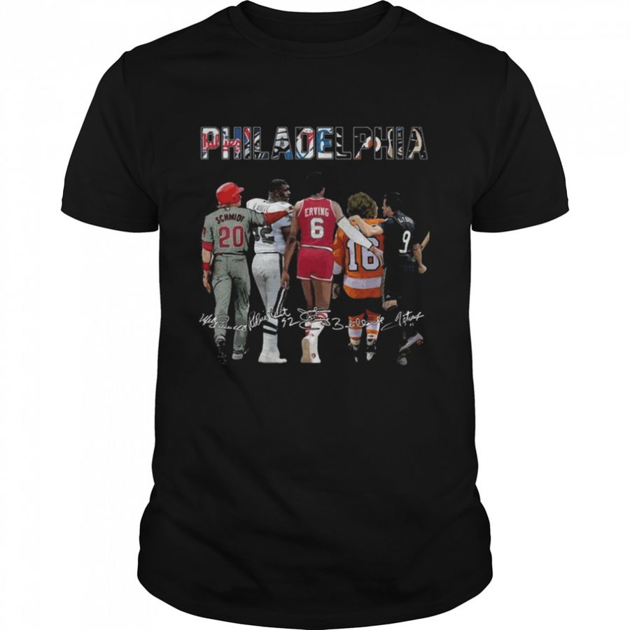 Philadelphia Philadelphia Eagles Philadelphia Flyers Philadelphia Union Signatures Shirt