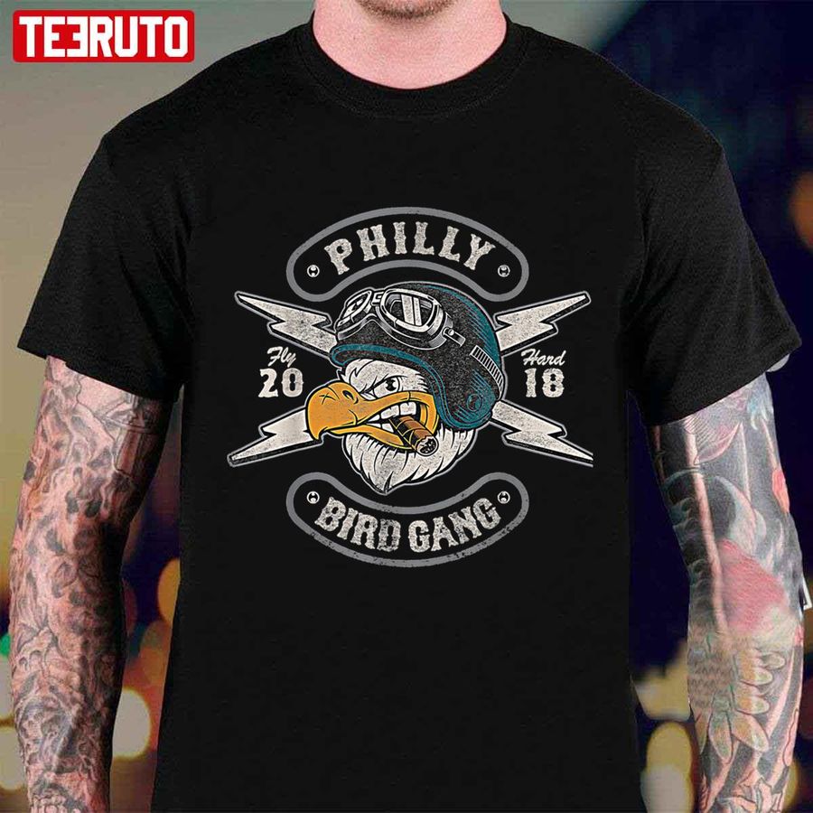 Philly Bird Gang Philadelphia Eagles Football Vintage Logo Unisex T Shirt