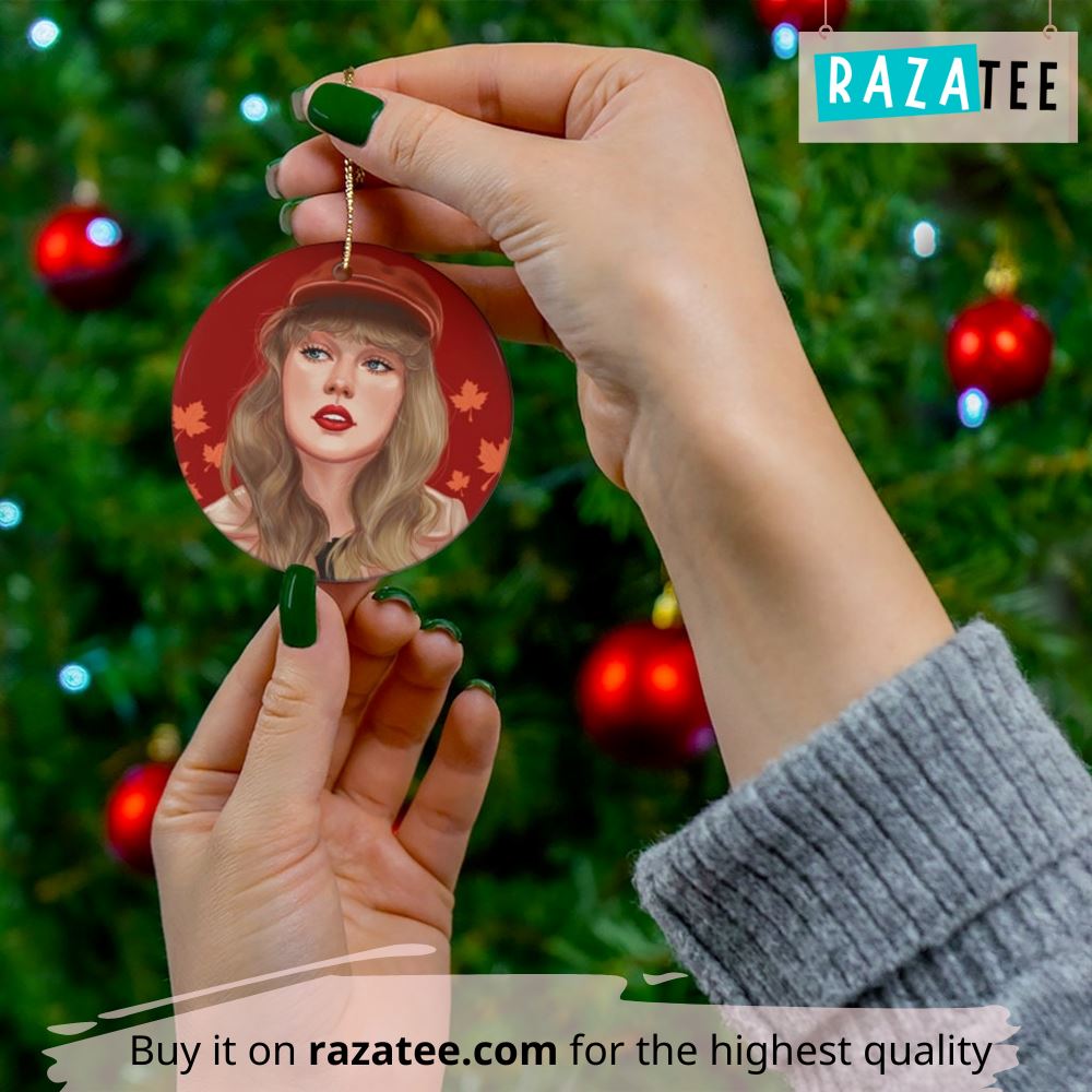 Picture Taylor Swift Christmas Ornament, Holiday Decor