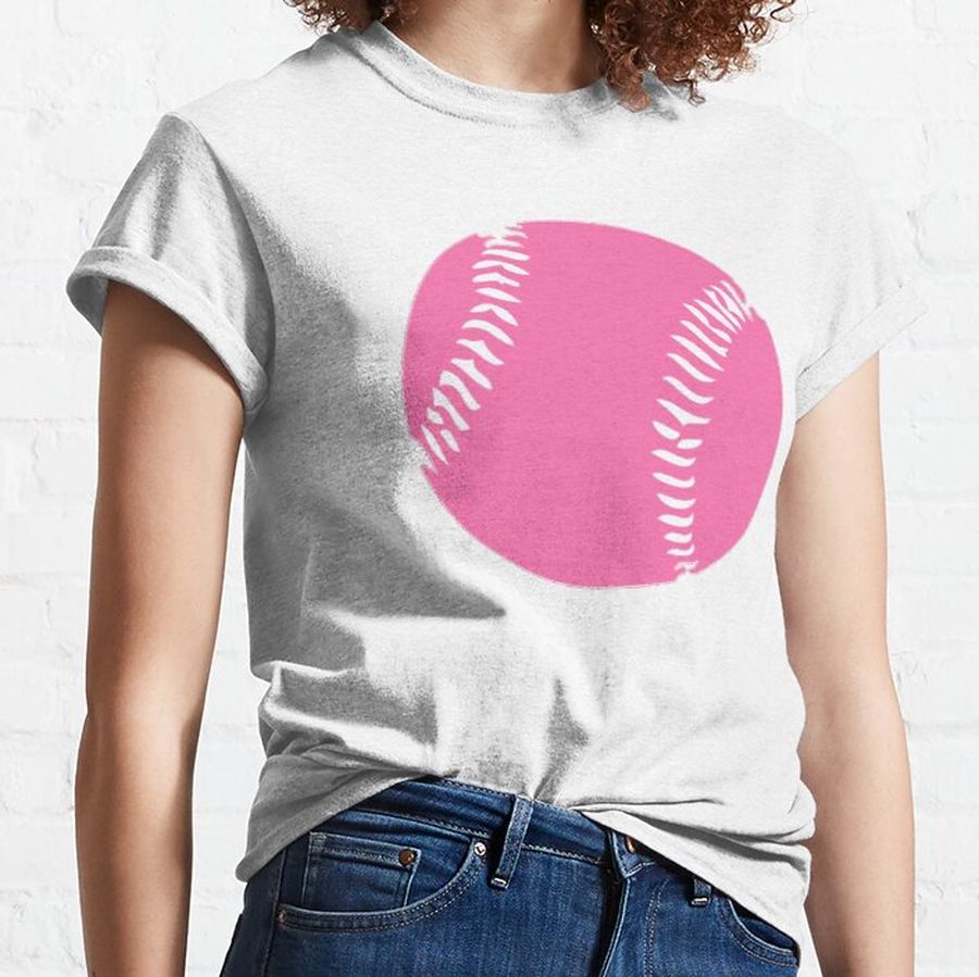 Pink Baseball  Classic T-Shirt