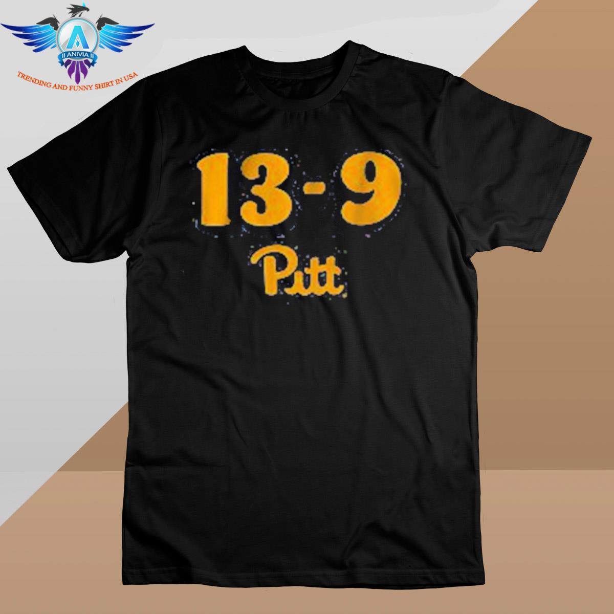 Pitt Football 13-9 Pitt Panthers homefield shirt
