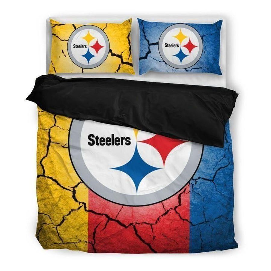 Pittsburgh Steelers quilt bedding set