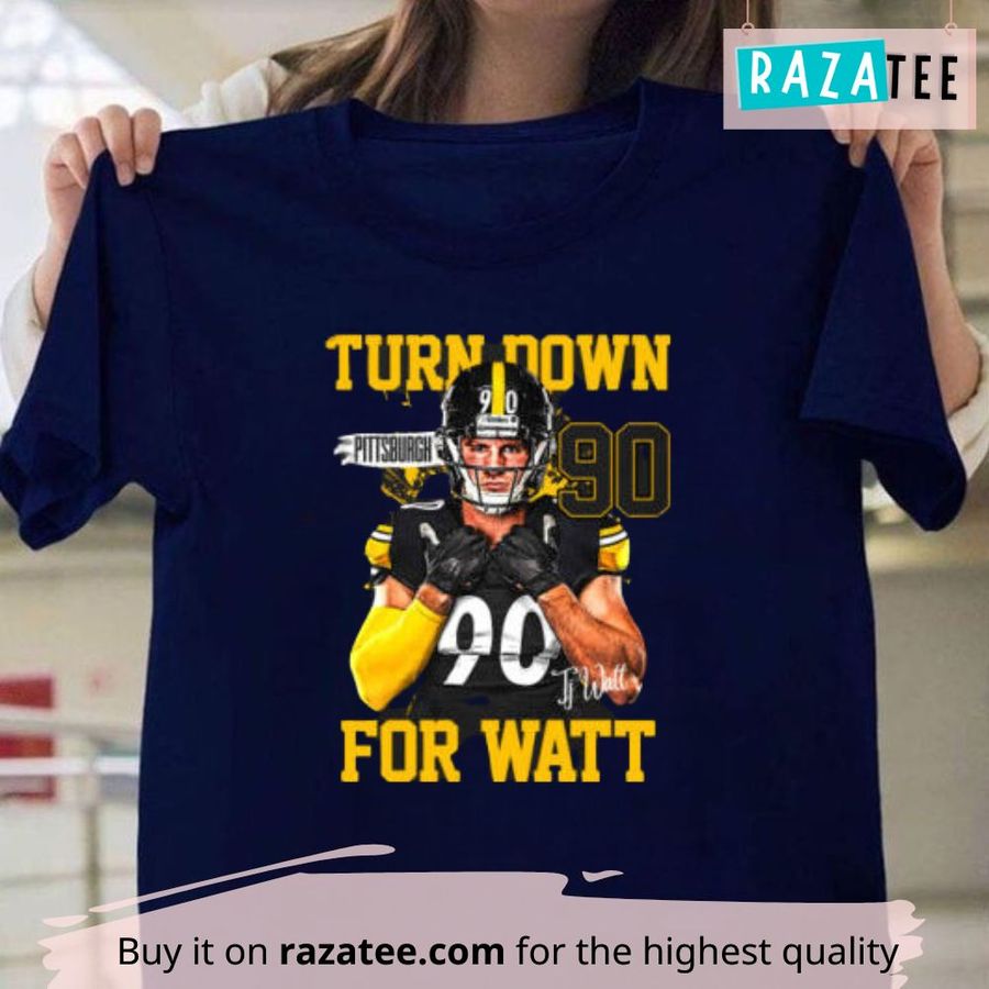 Pittsburgh Steelers T Shirt TJ Watt 90 Football Funny Gift Men, Women