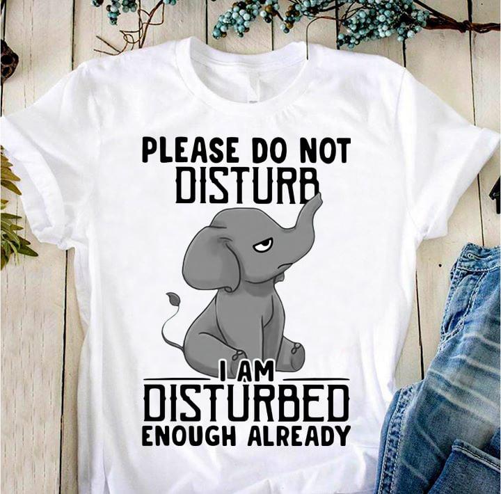 Please Do Not Disturb I Am Disturbed Enough Already Shirt