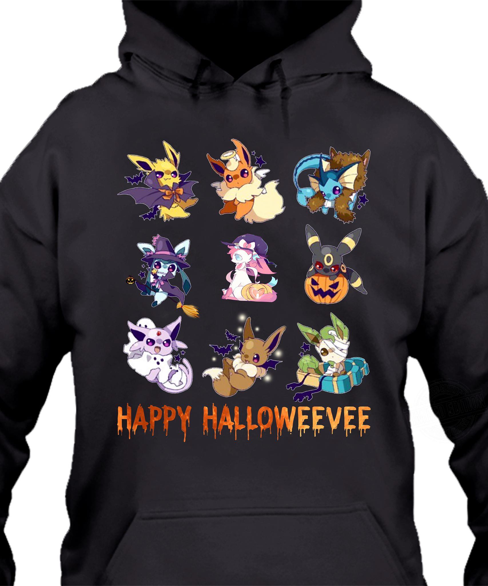 Pokemon And Happy Halloweevee Shirt